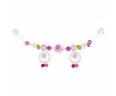 Heimess 764410 - Cadena de madera para cochecito de bebé, diseño de elefante, multicolor