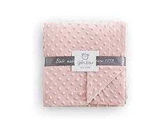 Pirulos 64005104 - Manta doble cara, 80 x 110, diseño dots, color rosa