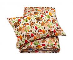 Pepi Leti 685843715535 - Juego de funda nórdica y funda de almohada para cama infantil, diseño del oeste salvaje, multicolor