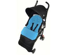 Saco/Cosy Toes Compatible con Maclaren Mark II cochecito carrito de bebé, color azul
