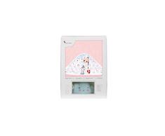Interbaby - Capa de baño jungla rosa con lámpara nube, unisex