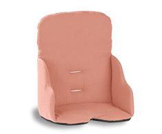 hauck Cojin Bebe Tronas Evolutivas de Madera, Asiento Bebe, Algodón, a partir de 6 Meses, Compatible con Alpha Plus y Beta Plus, Acolchado Trona