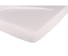 Candide - Sábana ajustable para cama infantil, tela de punto de algodón rosa