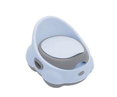Orinal Training de Olmitos | Con vaso extraíble, fácil de transportar y base antideslizante | Libre de BPA | Recomendado para bebés de 18 meses de edad o más | AZUL