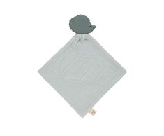 LÄSSIG Pañuelo con mordedor de caucho natural y algodón orgánico/Teether Comforter Hedgehog