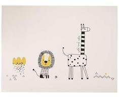 Bimbi Pirulos Pack 4 Laminas Decoracion 151 Selva 149 00 - Pegatinas de pared, unisex