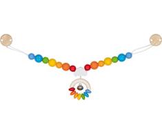 goki 65261 - Cadena para cochecito de bebé, arco iris