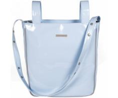 Pasito A Pasito - Bolsa Panera Charol Azul Tweed Baby (Tw)
