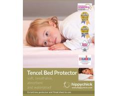 Hippychick HCTBP2SYL - Protector de colchón ajustable, 90 x 190 cm