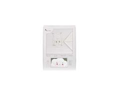 Interbaby - Sábanas de cuna swing beige con lámpara nube, unisex