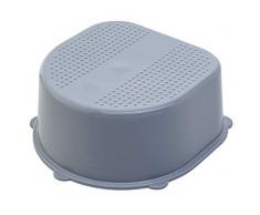 Rotho Babydesign - Taburete infantil, superficie antideslizante y patas gris gris piedra
