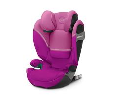 Cybex Gold Silla de coche Solution S2 i-Fix, Para coches con y sin ISOFIX, 100 - 150 cm, De 3 a 12 años aprox. (15 - 50 kg), Rosa (Magnolia Pink)
