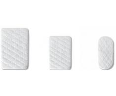 Pirulos 41200001 - Protector colchón, algodón, 40 x 80 cm, color blanco