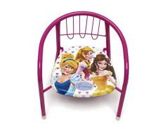 ARDITEX WD7871 Silla de Metal de 35.5x30x33.5cm de Disney-Princesas