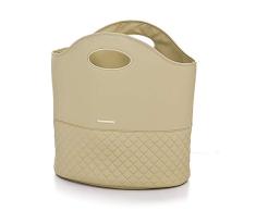 Cesta Juguetero. Cambio pañales color camel. Perfecto para guardar pañales, juguetes, cuentos.Polipiel. BOLIN BOLON