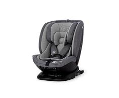 kk Kinderkraft XPEDITION Silla de coche, Isofix, Silla coche bebé, para niños, Ajustable, 5 posiciones, Sillade, Universal para coche, Asiento de coche, Giratoria 360º, Grupo 0+/1/2/3, 0-36 kg, Gris