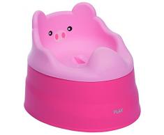Play Potty - Orinal, color Rosa claro y oscura