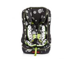 Chipolino Isofix asiento de coche para niños (grupo 1/2/3, Cruz, Ángel Azul) negro