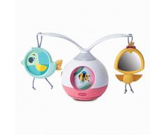 Tiny Love Tiny Princess Tales Tummy Time - Movil musical bebe y Juego estimulacion sensorial por extiender tiempo boca abajo, narrador rotativo 360°, musica y sonidos activados por el bebe