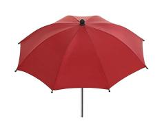 INTERBABY- Sombrilla Lisa Rojo para silla de paseo