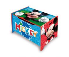ARDITEX WD14005 Banco Juguetero de Madera de 62.5x40x37cm de Disney-Mickey