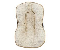 Funda colchoneta universal para grupo 0 o maxi-cosi. Modelo toile de jouy. Acolchada