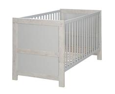roba Mila - Cuna para niños ajustable (3 peldaños, 70 x 140 cm, convertible