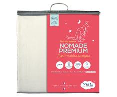 Ptit Lit - Colchón de viaje para bebés Premium - Plegable - 60x120 cm - Espesor 7 cm: Suave y cómodo - Plegable: Ideal como cama supletoria - Funda extraíble- Oeko Tex
