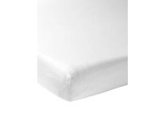 Meyco 564000 sábana bajera ajustable, blanco, 60 x 120 cm (cama infantil)
