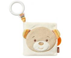 Fehn 160895 Juguete para bebé, blando, libro de dibujos, oso de peluche