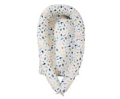 Geuther 4126 Nido de bebé 3 en 1 | Accesorios para la guardería | Nido de bebé | Cama de serpiente y colchón de cuna | 100% orgánico | Cama de bebé agradable y de fácil cuidado | Animales de fiesta