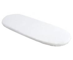 Sábana Bajera Cochecito 86x40cm 100% algodón Medi Partners Protector colchón bebé (Blanco)