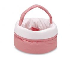 Pirulos 51013219 - Cesta botellero, diseño unicornio, color blanco y fresa