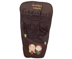 Babyline Hippies - Funda de silla, unisex, color choco