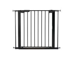 Baby Dan Premier - Barrera para puerta y escalera (86-93,3 cm), color negro