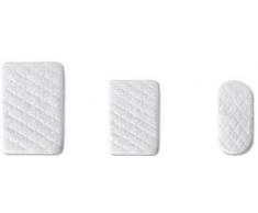 Pirulos 41300001 - Protector colchón, algodón, 60 x 120 cm, color blanco