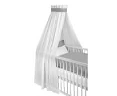 Babyblog 5090040527 - Dosel para camas, Multicolor (White/Silver)