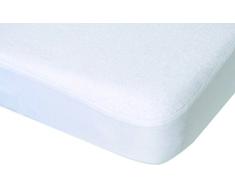 poyetmotte Tencel Protector de colchón, 60 x 120 cm, color blanco