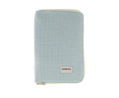 Cambrass-Portadocumentos bebé – carpeta para guardar documentos del bebé – Funda para cartilla sanitaria – libro de nacimiento con bolsillos- Mini Windsord mint 3x19x27 cm