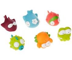 Badabulle B017005 - Juguetes de baño rigolo ocean, 6 unidades