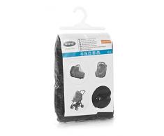 Jané 050222C01 - Mosquitera para Cochecitos, Capazos y Portabebés, Universal, Color Negro