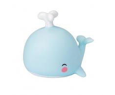A Little Lovely Company LLWHBU40 - Lámpara quitamiedos ballena