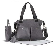 Candide City Classic - Bolso cambiador, color gris