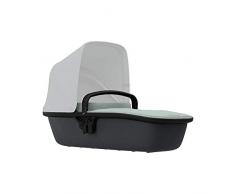 Quinny LUX - Capazo ultraligero para Zapp Flex Plus, Zapp Flex, Zapp Xpress, apto desde el nacimiento, color gris y grafito