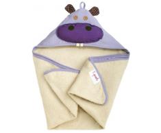 3 Brotes capucha Toalla morado Hippo