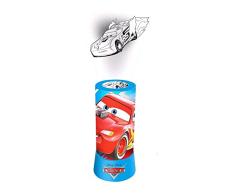 Kid Licensing Proyector Led Cilindrico Cars - Luz de Compañía