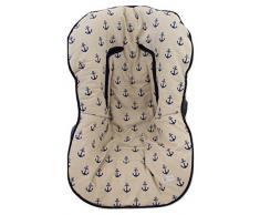 Funda colchoneta universal para grupo 0 o maxi-cosi. Modelo sailor. Acolchada