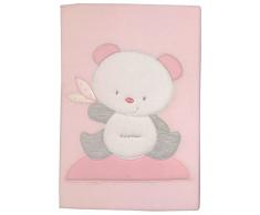 Andy & Helen 3/507cd03 _ R manta cama bordada Polar, Rosa