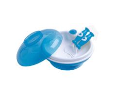 Remond - Plato y cubiertos infantiles azul