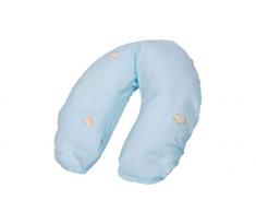 Kuli-Muli 2590 Ducky - Cojín cervical (110 x 21 cm), color azul